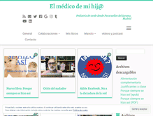 Tablet Screenshot of elmedicodemihijo.com